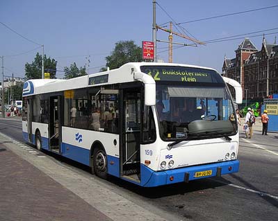 Autobus en Amsterdam