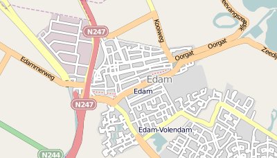 Mapa Edam