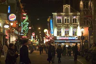 Ambiente Nocturno en Amsterdam